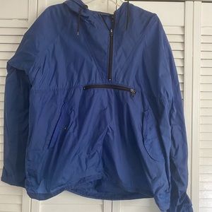 Blue windbreaker, size large